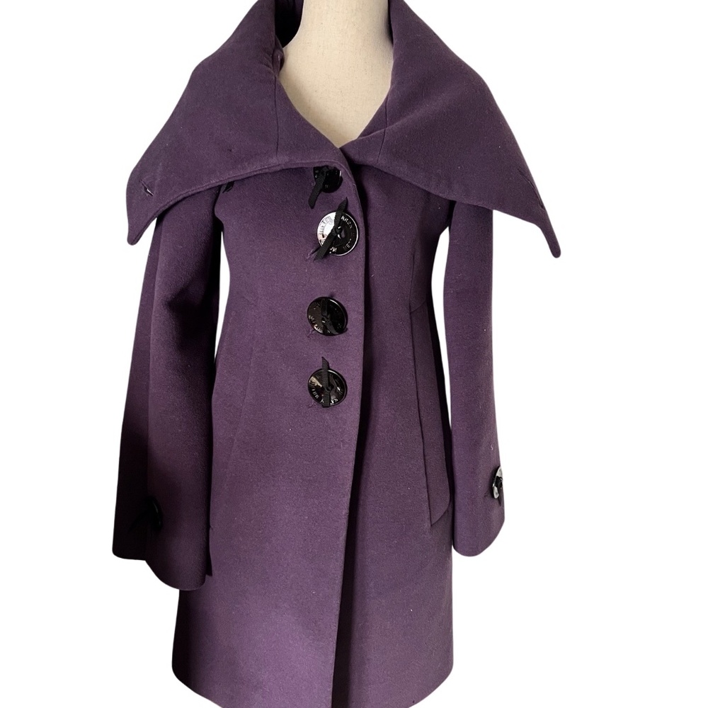 Karen Millen wool/Angora/cashmere coat size 6